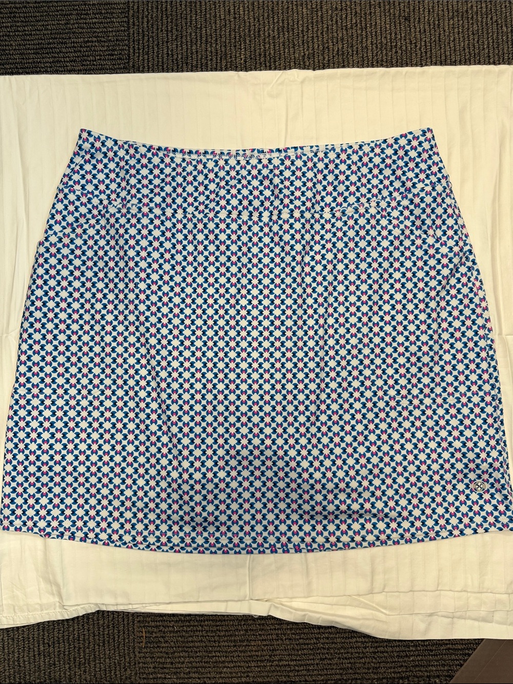 Jofit Blue and Pink Printed Golf Skort